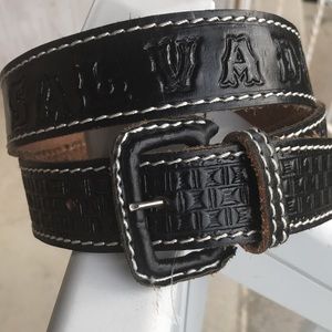 Leather belt, M